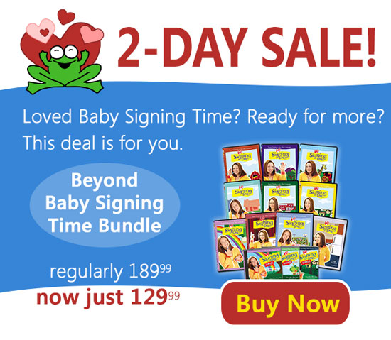 2-Day Sale: Save $60 on the "Beyond Baby Signing Time" Bundle