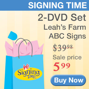 Get 2 Signing Time DVDs for just $4.99 - buy now!
