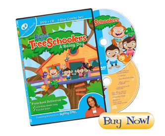 Rachel & the TreeSchoolers Episode 1: A Rainy Day DVD + CD